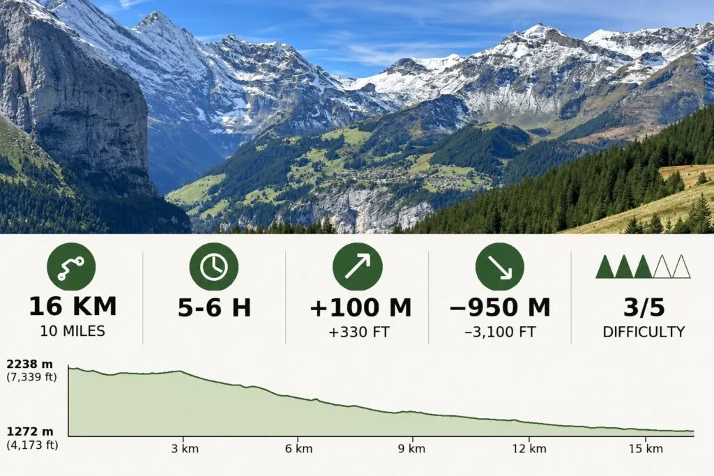 Maennlichen to Wengen