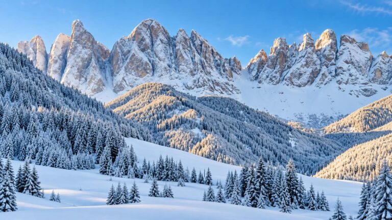 The Dolomites - Winter Hiking