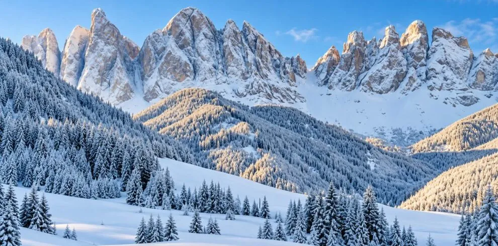 The Dolomites - Winter Hiking